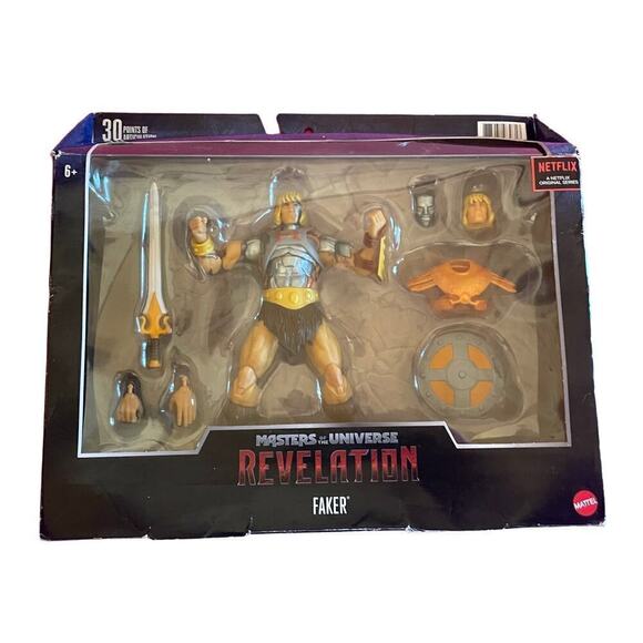 Mattel Masters of the Universe Revelation He-Man Faker Action Figure NEW - Picture 1 of 4
